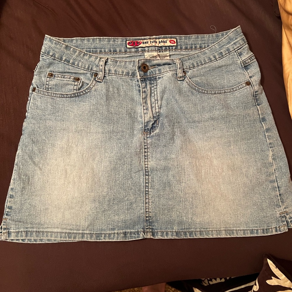 Denim skirt